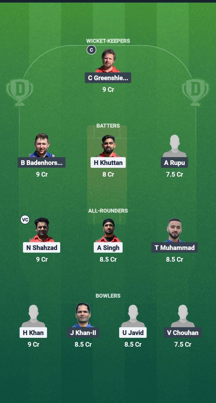 MAL vs OEI Dream11 Prediction Fantasy Cricket Tips Dream11 Team ECS T10 Santarem Premier 2025 