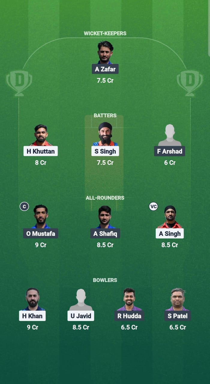 MAL vs LCA Dream11 Prediction Fantasy Cricket Tips Dream11 Team ECS T10 Santarem Premier 2025 