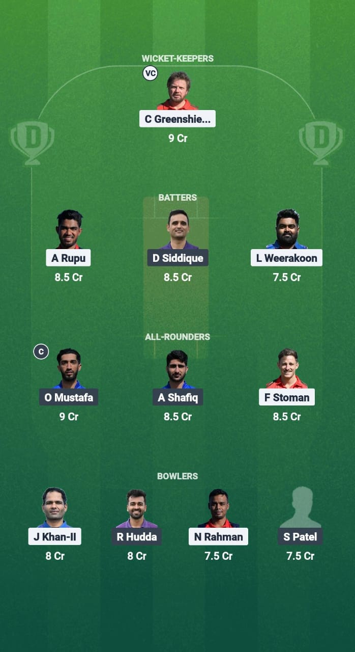 OEI vs LCA Dream11 Prediction Fantasy Cricket Tips Dream11 Team ECS T10 Santarem Premier 2025 