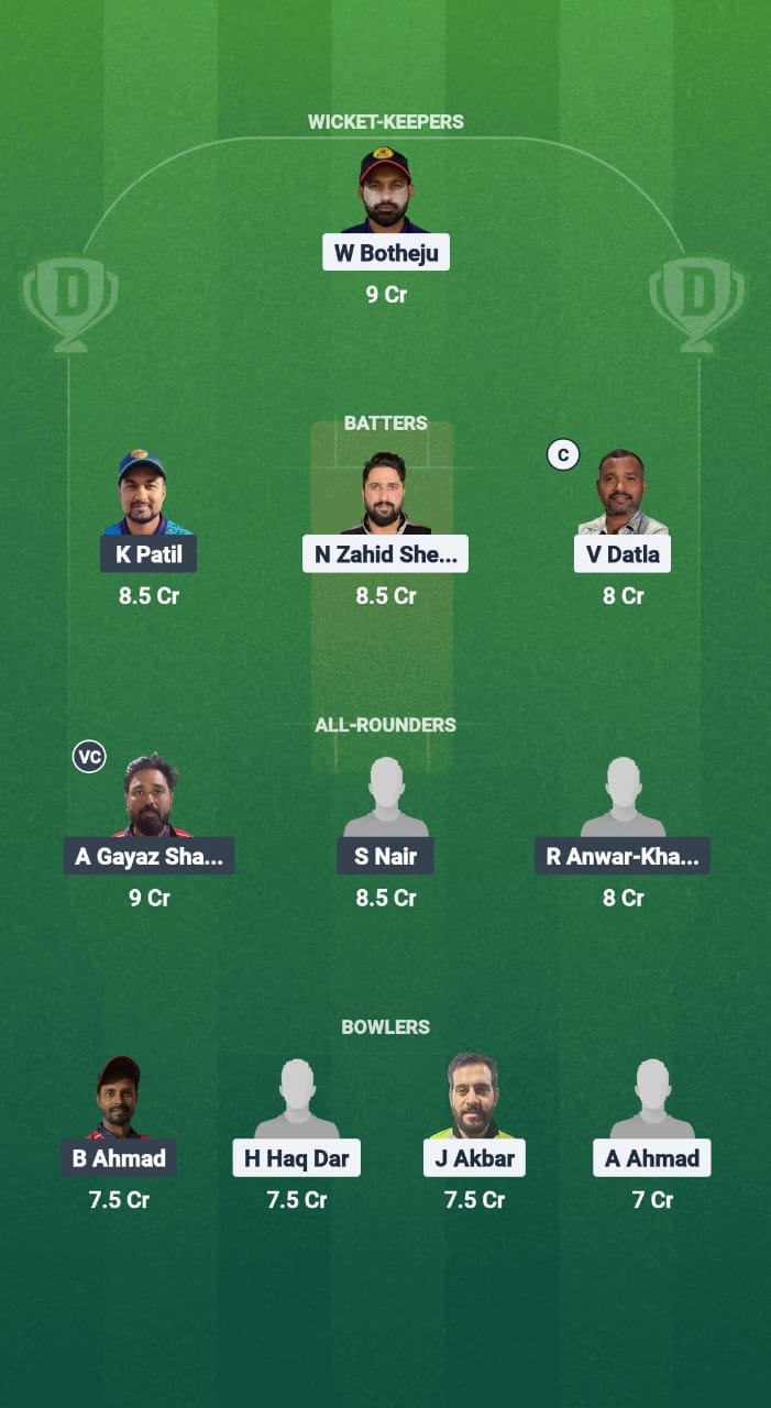 FEK vs SBS Dream11 Prediction Fantasy Cricket Tips Dream11 Team KCC T10 ARS Ramadan Trophy 2025 