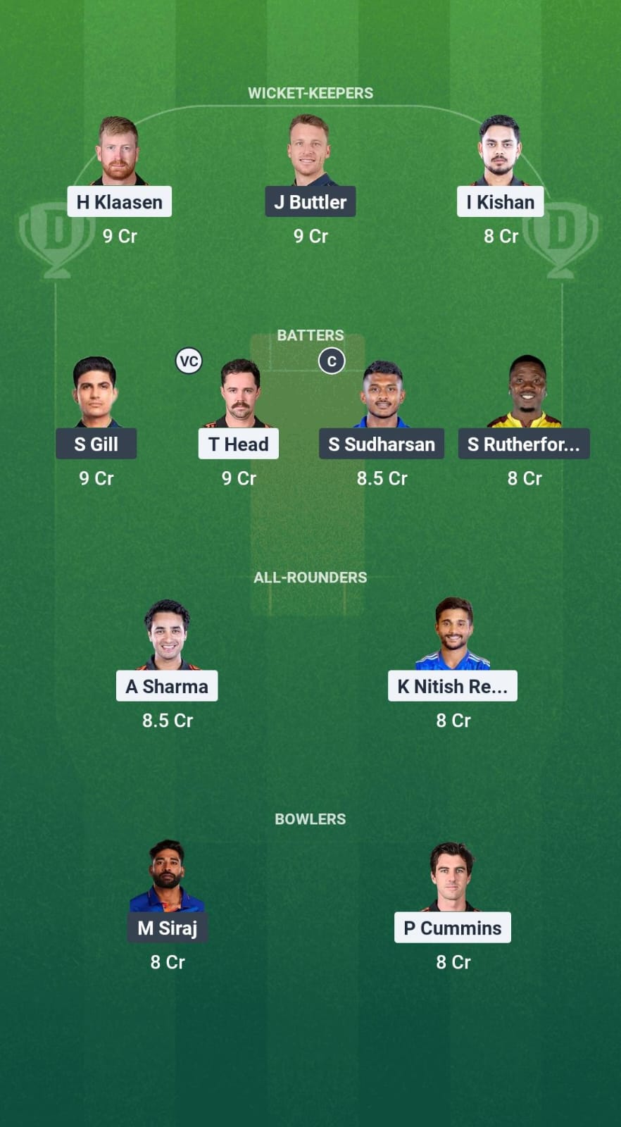 1000639300 SRH vs GT Dream11 Prediction Fantasy Cricket Tips Dream11 Team IPL 2025