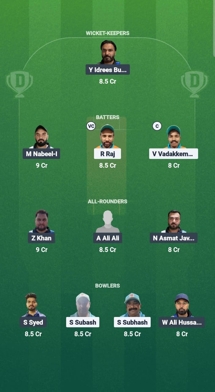 1000640205 PC vs MEC Dream11 Prediction Fantasy Cricket Tips Dream11 Team Kuwait T20 Challengers League B 2025