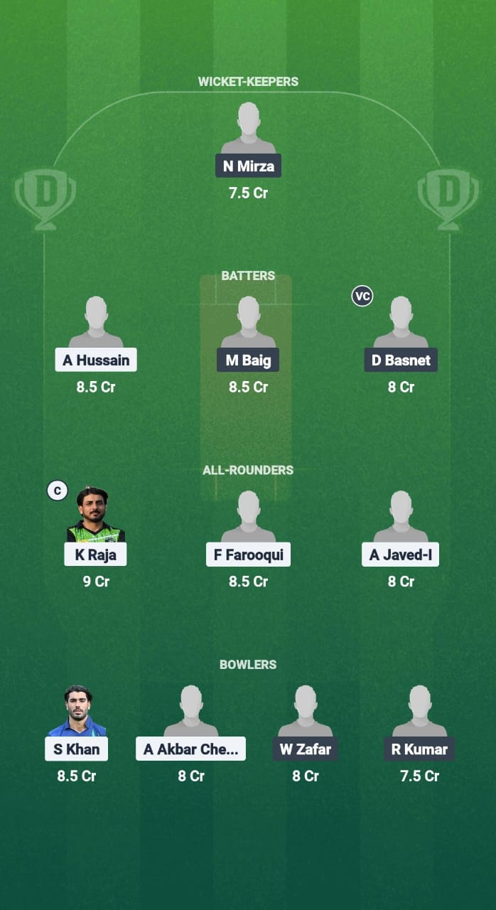 MST vs SNS Dream11 Prediction Fantasy Cricket Tips Dream11 Team ECS T10 Madrid 2025 