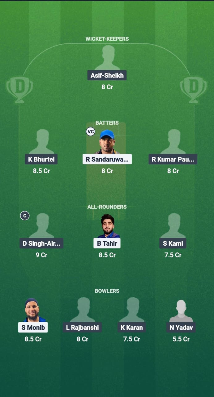 KUW vs NEP Dream11 Prediction Fantasy Cricket Tips Dream11 Team Hong Kong T20I Quadrangular Series 2025 