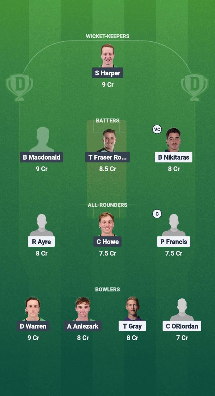 1000642351 STA vs MSA Dream11 Prediction Fantasy Cricket Tips Dream11 Team Melbourne T10 2025