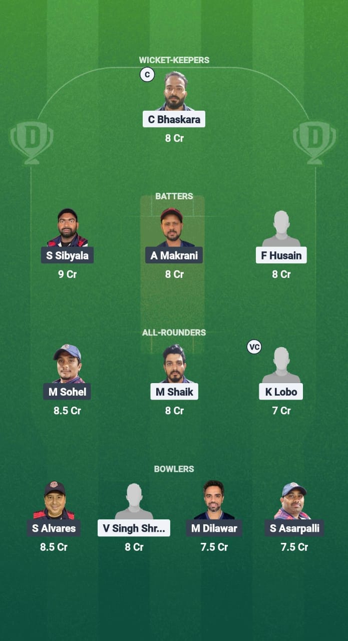 1000644061 GUC vs TGS Dream11 Prediction Fantasy Cricket Tips Dream11 Team Kuwait T20 Challengers League B 2025