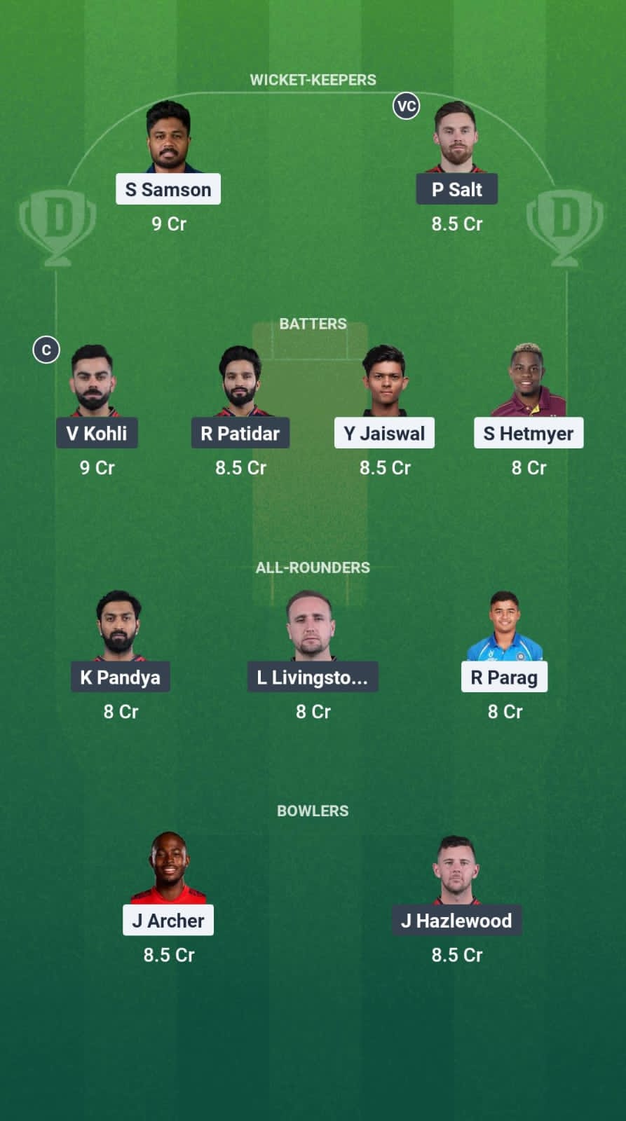 1000644271 RR vs RCB Dream11 Prediction Fantasy Cricket Tips Dream11 Team IPL 2025