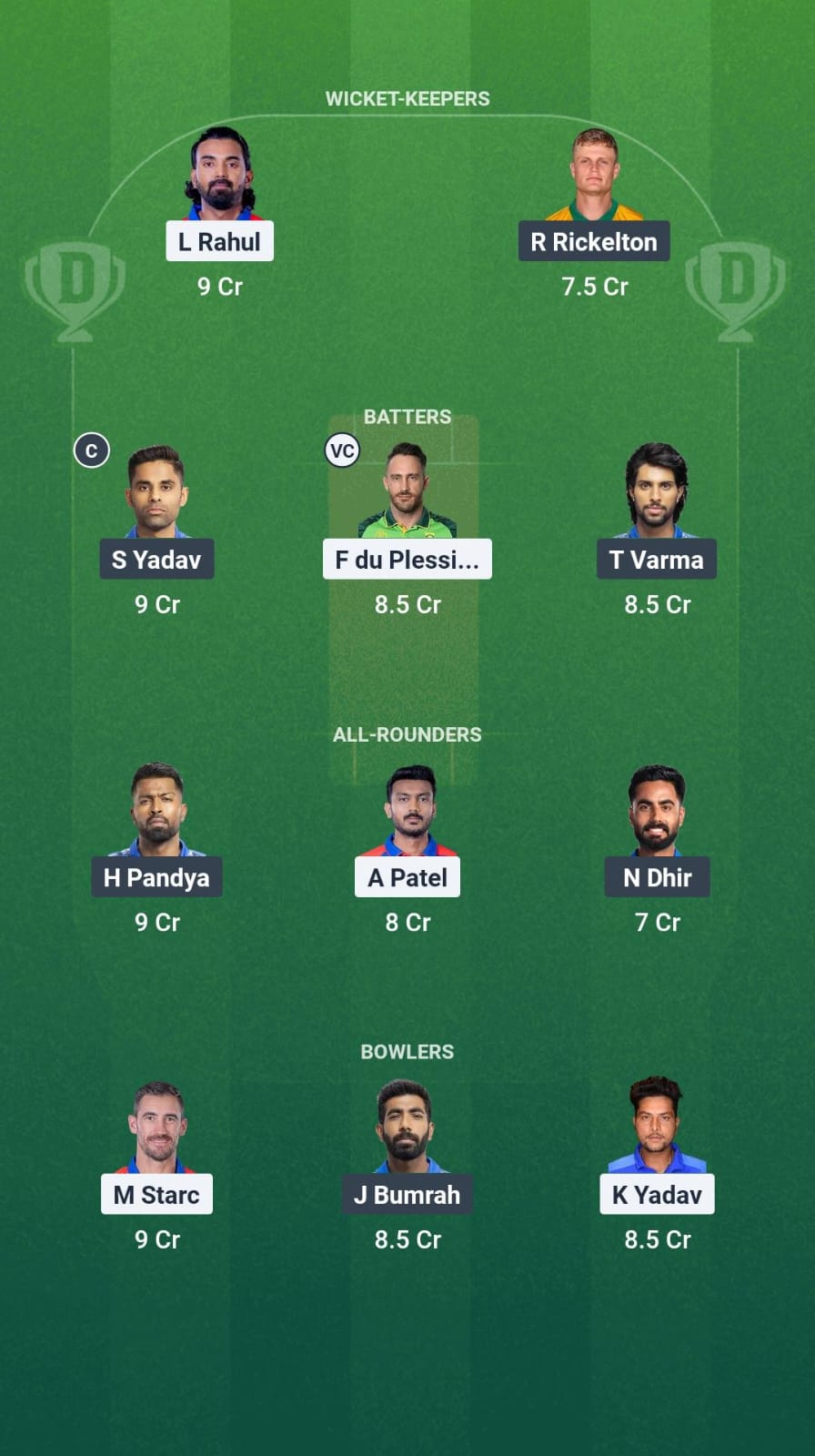1000644280 DC vs MI Dream11 Prediction Fantasy Cricket Tips Dream11 Team IPL 2025