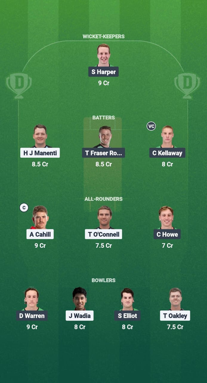 ASA vs MSA Dream11 Prediction Fantasy Cricket Tips Dream11 Team Melbourne T10 2025 