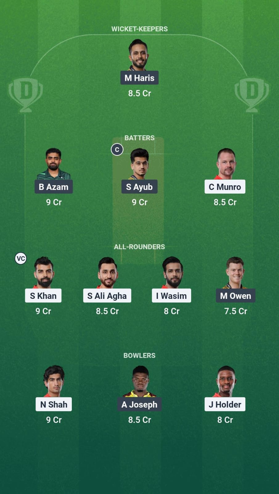 ISL vs PES Dream11 Prediction Fantasy Cricket Tips Dream11 Team PSL 2025 