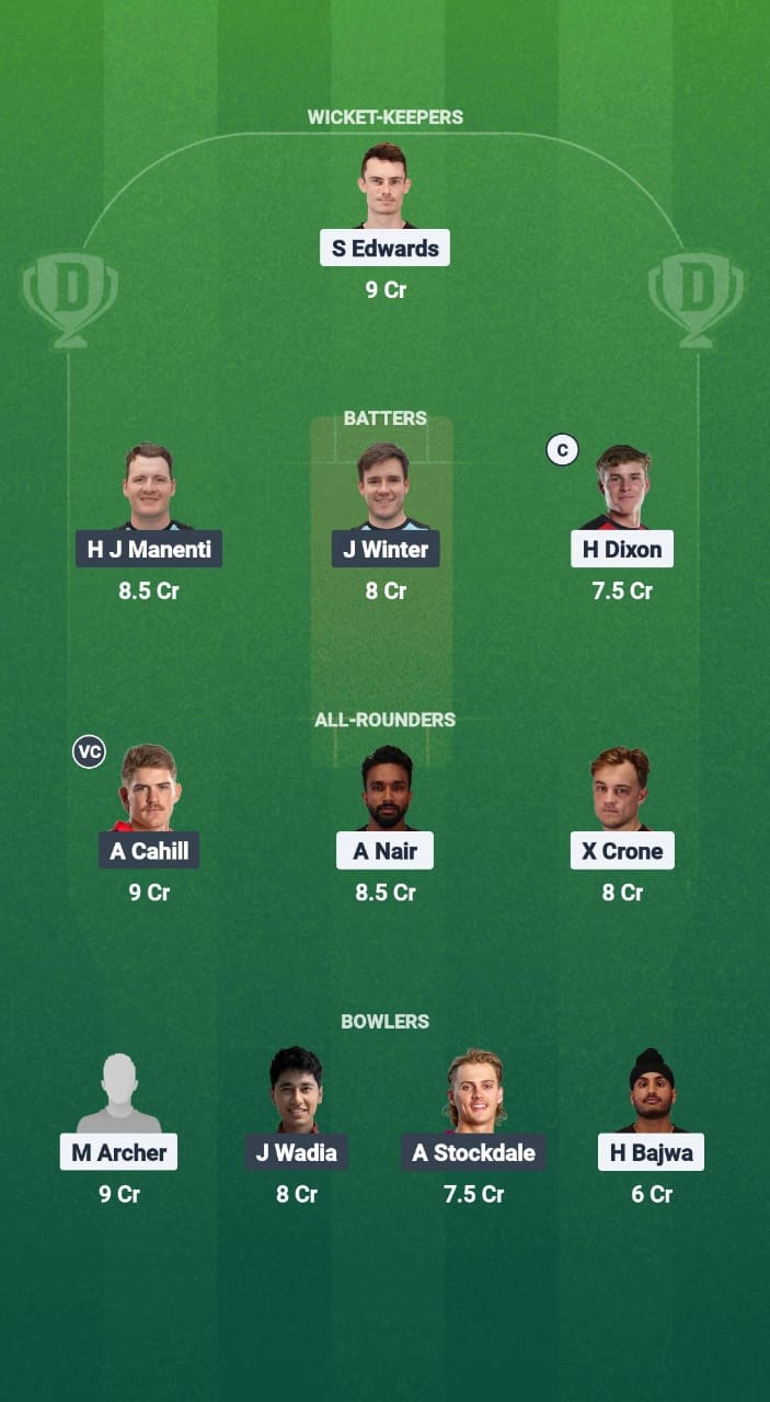 1000646597 MRA vs ASA Dream11 Prediction Fantasy Cricket Tips Dream11 Team Melbourne T10 2025