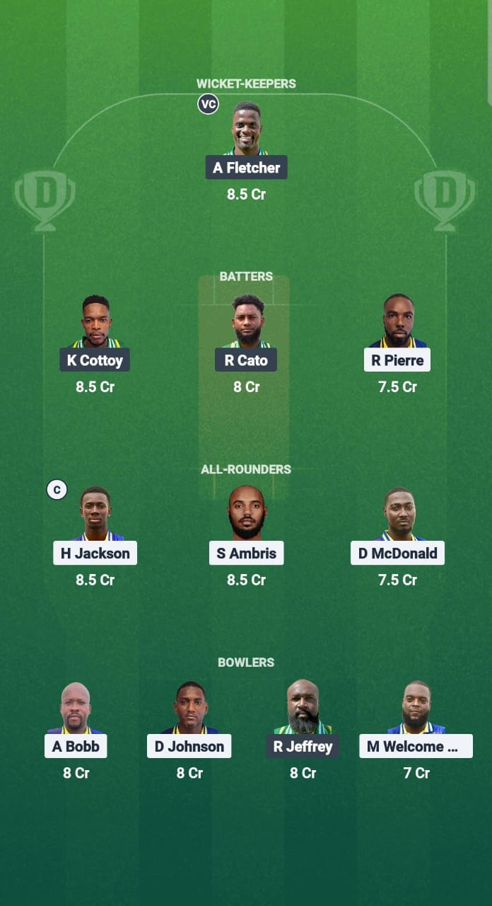 1000646848 SPB vs BGR Dream11 Prediction Fantasy Cricket Tips Dream11 Team West Indies T10 Vincy Premier League 2025