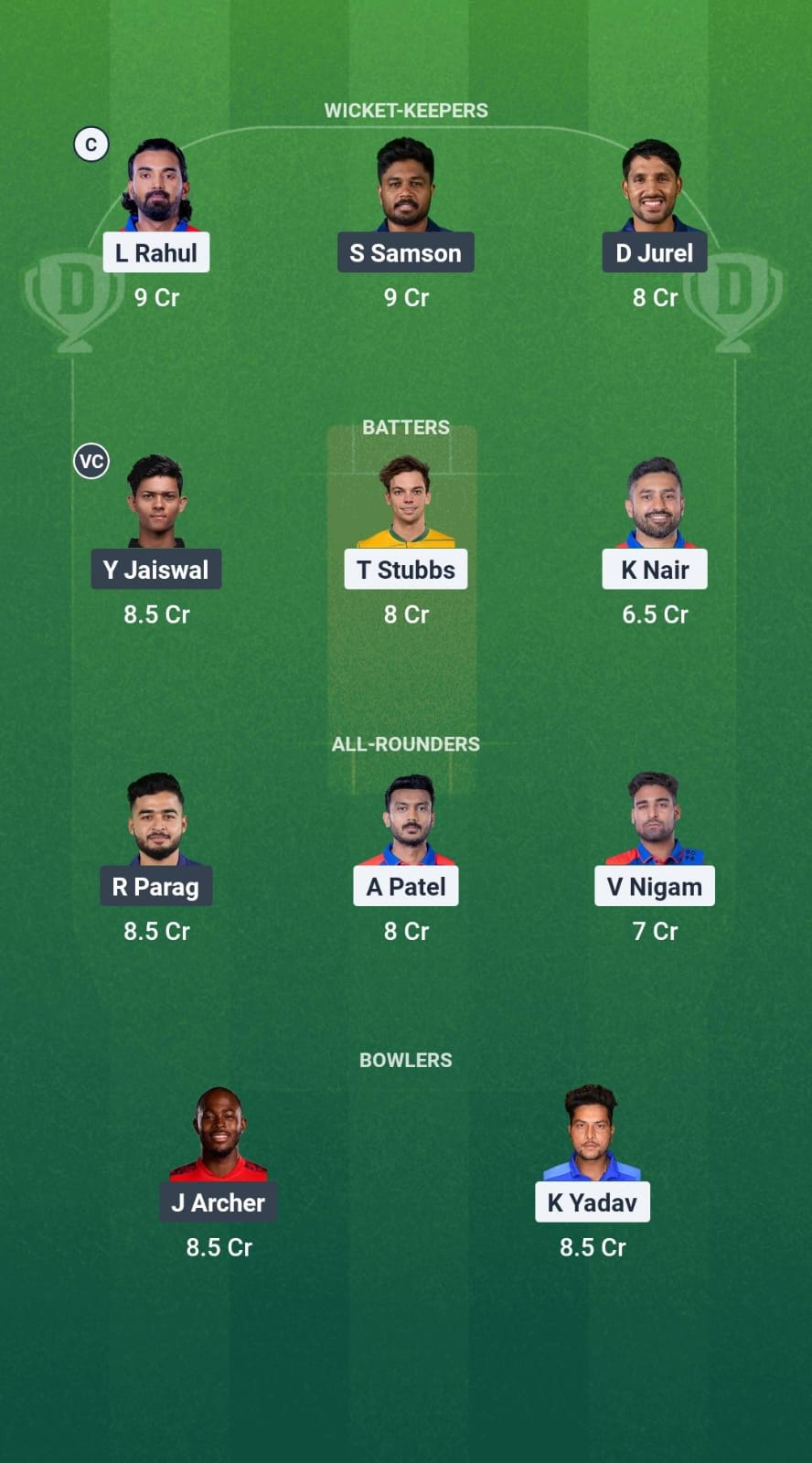1000646961 DC vs RR Dream11 Prediction Fantasy Cricket Tips Dream11 Team IPL 2025