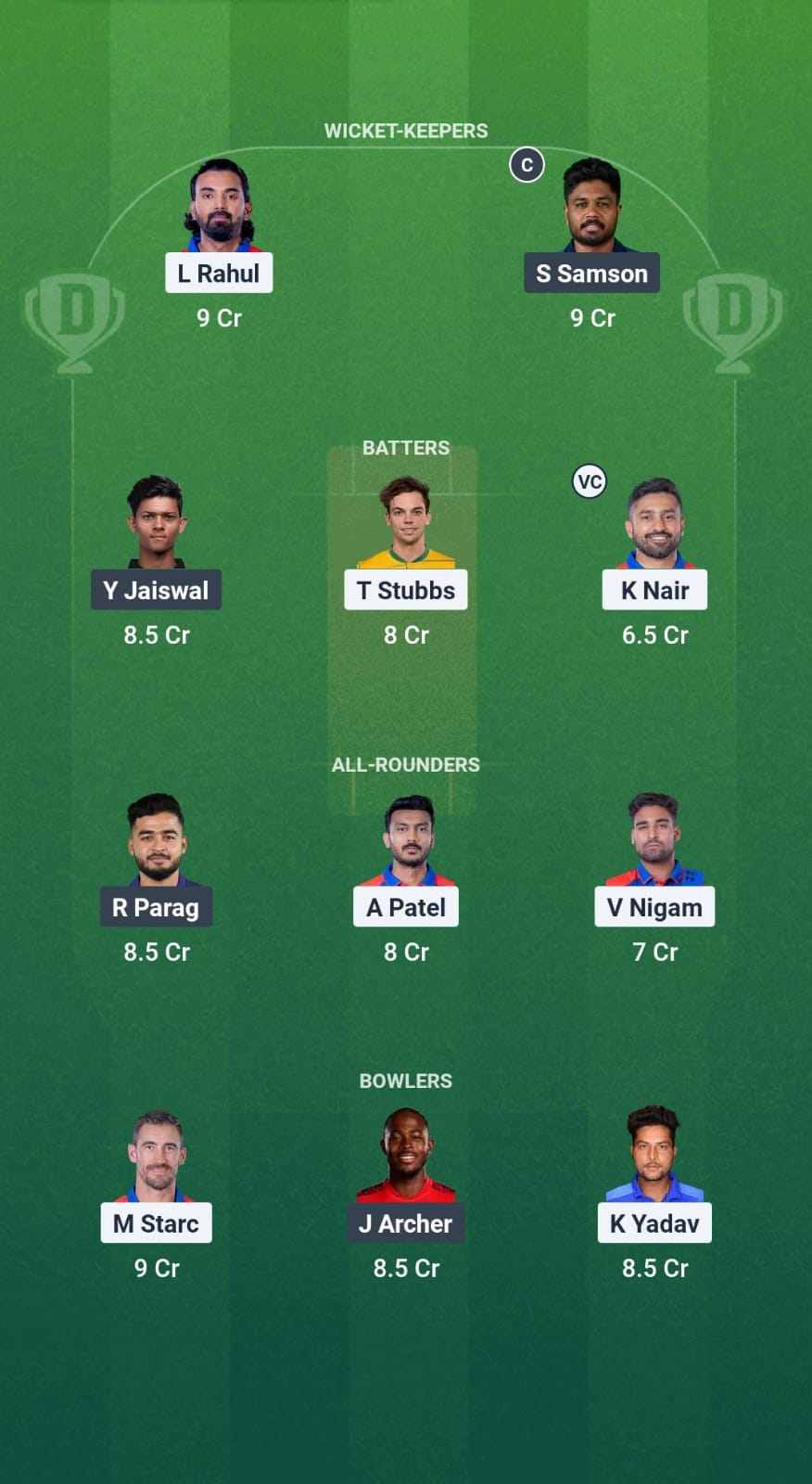 1000646966 DC vs RR Dream11 Prediction Fantasy Cricket Tips Dream11 Team IPL 2025