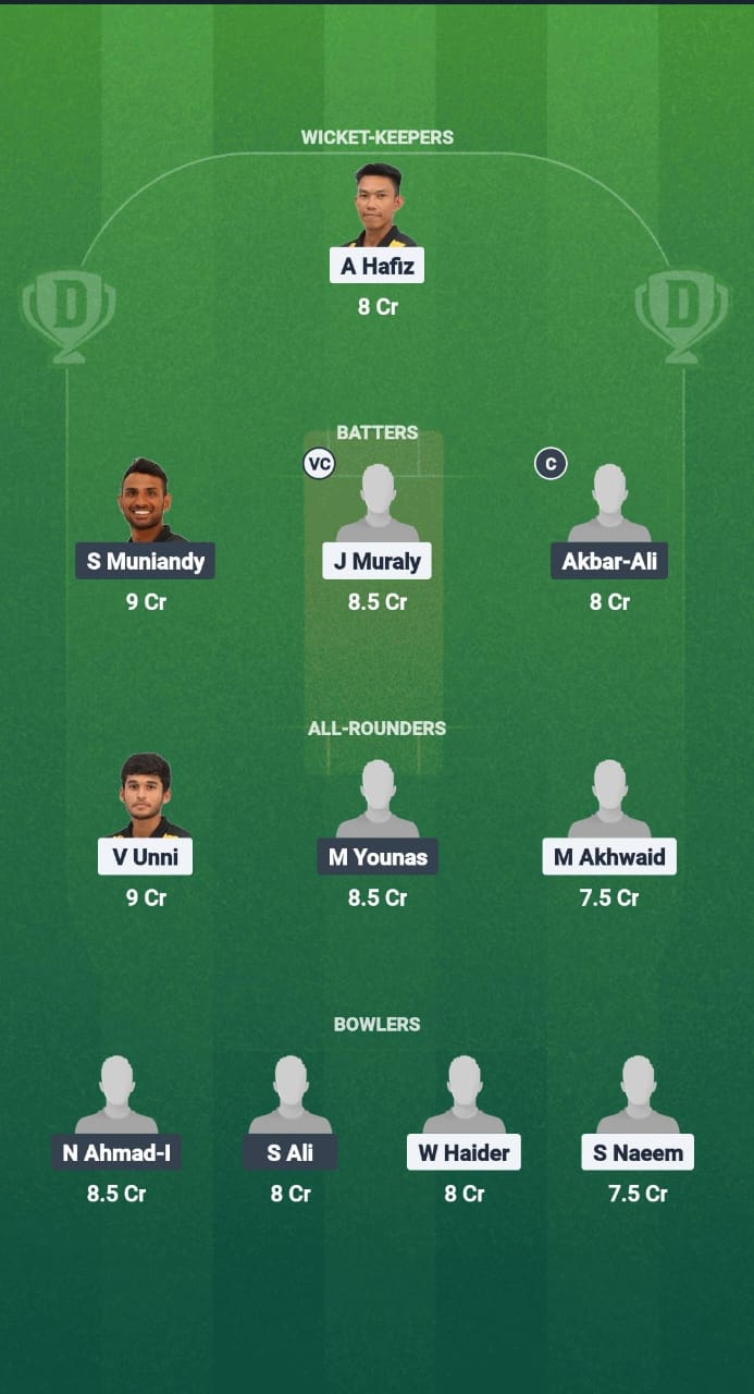 1000647378 SNK vs PKW Dream11 Prediction Fantasy Cricket Tips Dream11 Team Malaysian Bash 2025