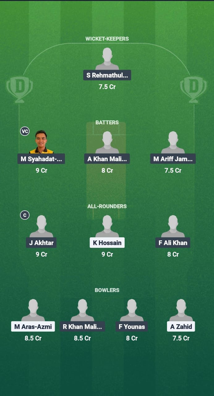 1000647485 LGSC vs FRC Dream11 Prediction Fantasy Cricket Tips Dream11 Team Malaysian Bash 2025