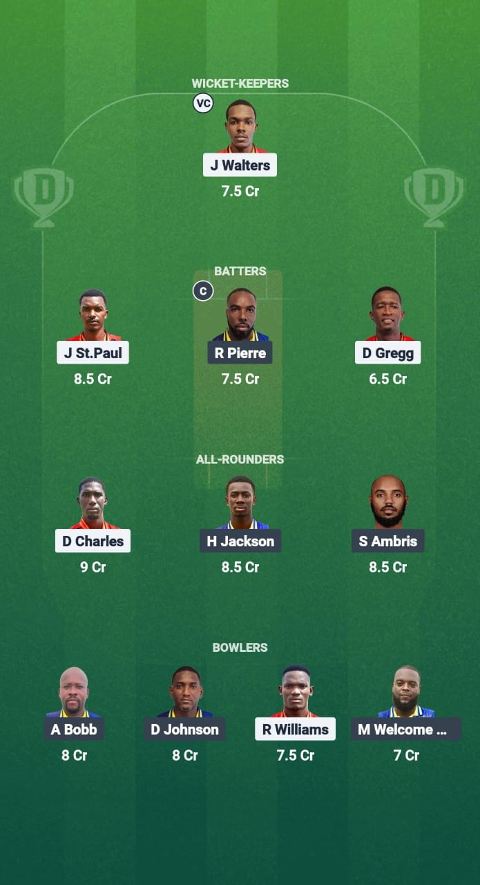 LSH vs SPB Dream11 Prediction Fantasy Cricket Tips Dream11 Team West Indies T10 Vincy Premier League 2025 