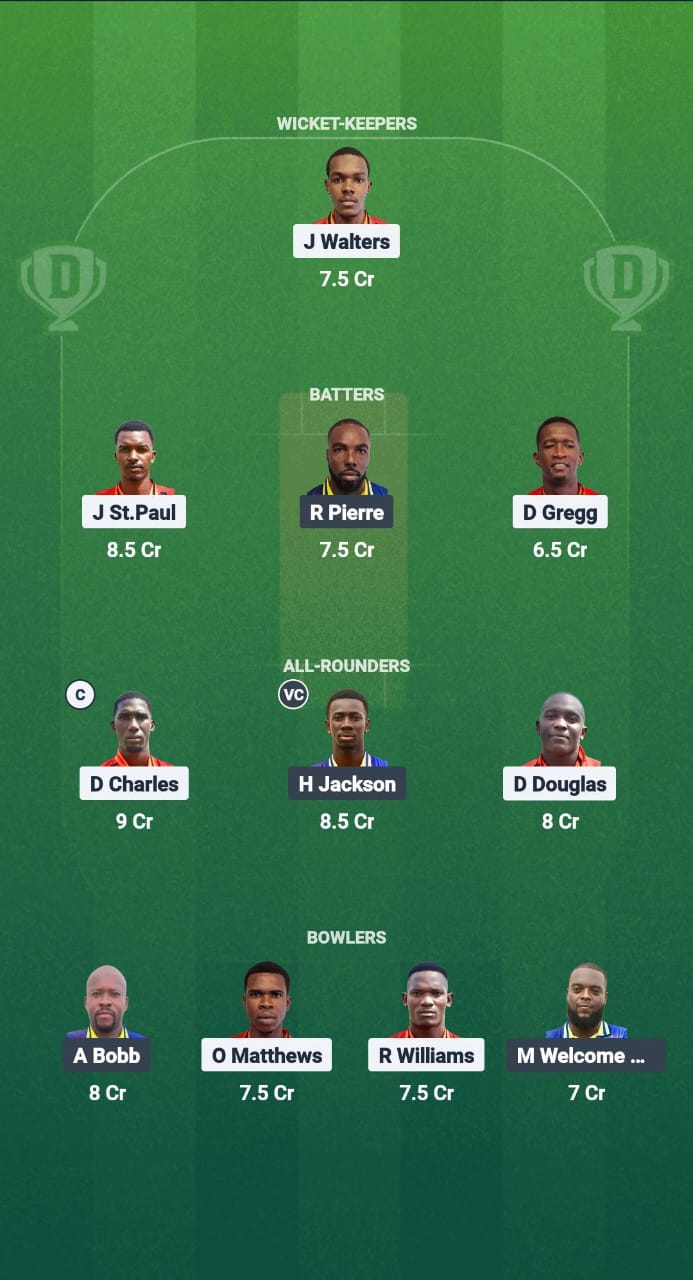 LSH vs SPB Dream11 Prediction Fantasy Cricket Tips Dream11 Team West Indies T10 Vincy Premier League 2025 