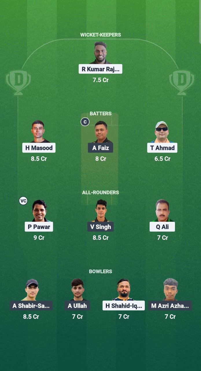 1000648485 GS vs SSF Dream11 Prediction Fantasy Cricket Tips Dream11 Team Malaysian Bash 2025