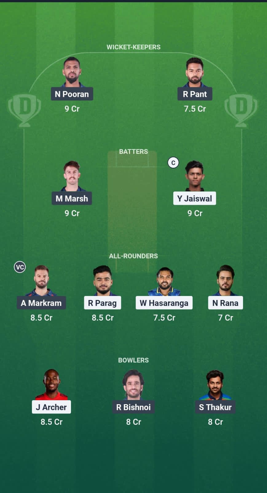 1000649369 RR vs LSG Dream11 Prediction Fantasy Cricket Tips Dream11 Team IPL 2025