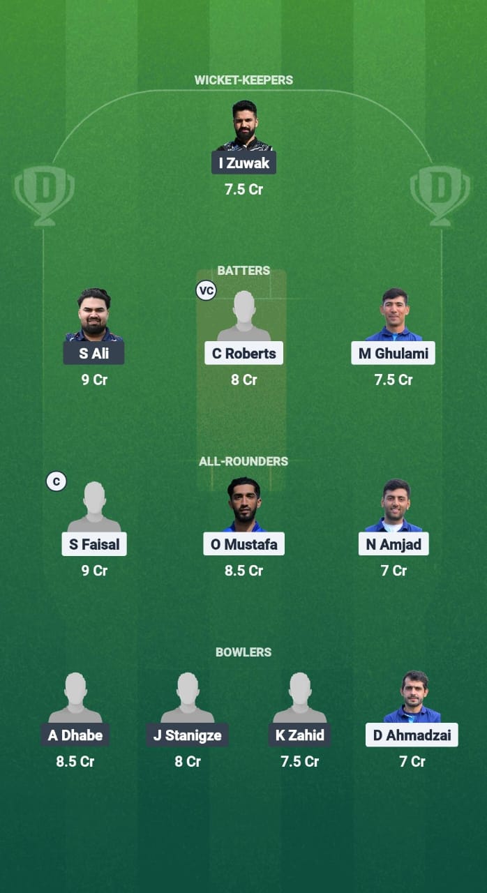 FRA vs SWE Dream11 Prediction Fantasy Cricket Tips Dream11 Team ECI T10 Portugal vs Norway 2025 