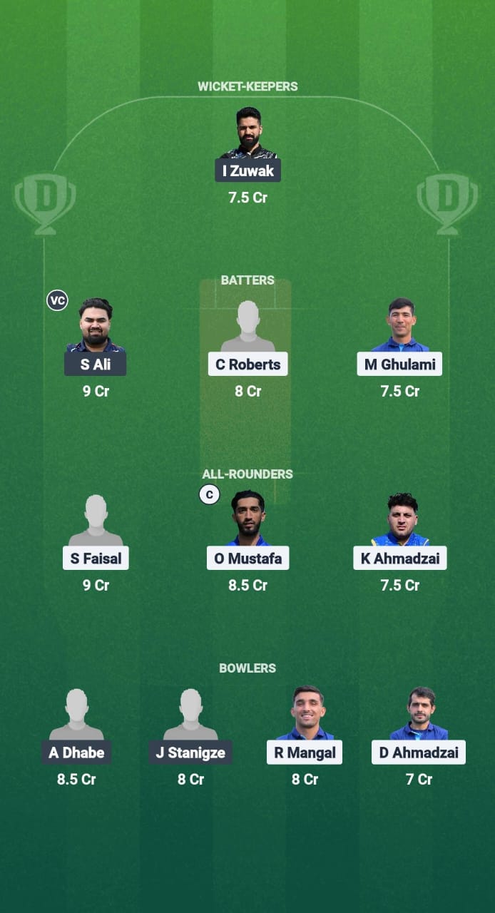 FRA vs SWE Dream11 Prediction Fantasy Cricket Tips Dream11 Team ECI T10 Portugal vs Norway 2025 
