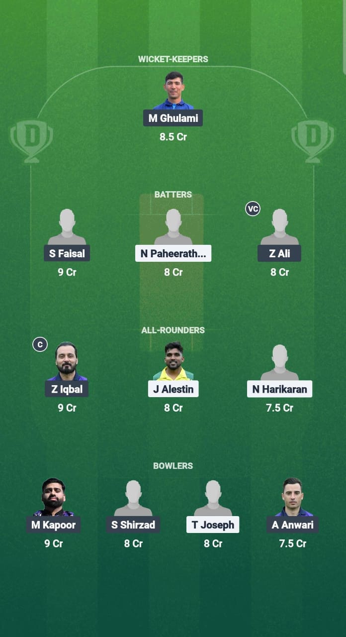R94 vs PUC Dream11 Prediction Fantasy Cricket Tips Dream11 Team ECS T10 France 2025 