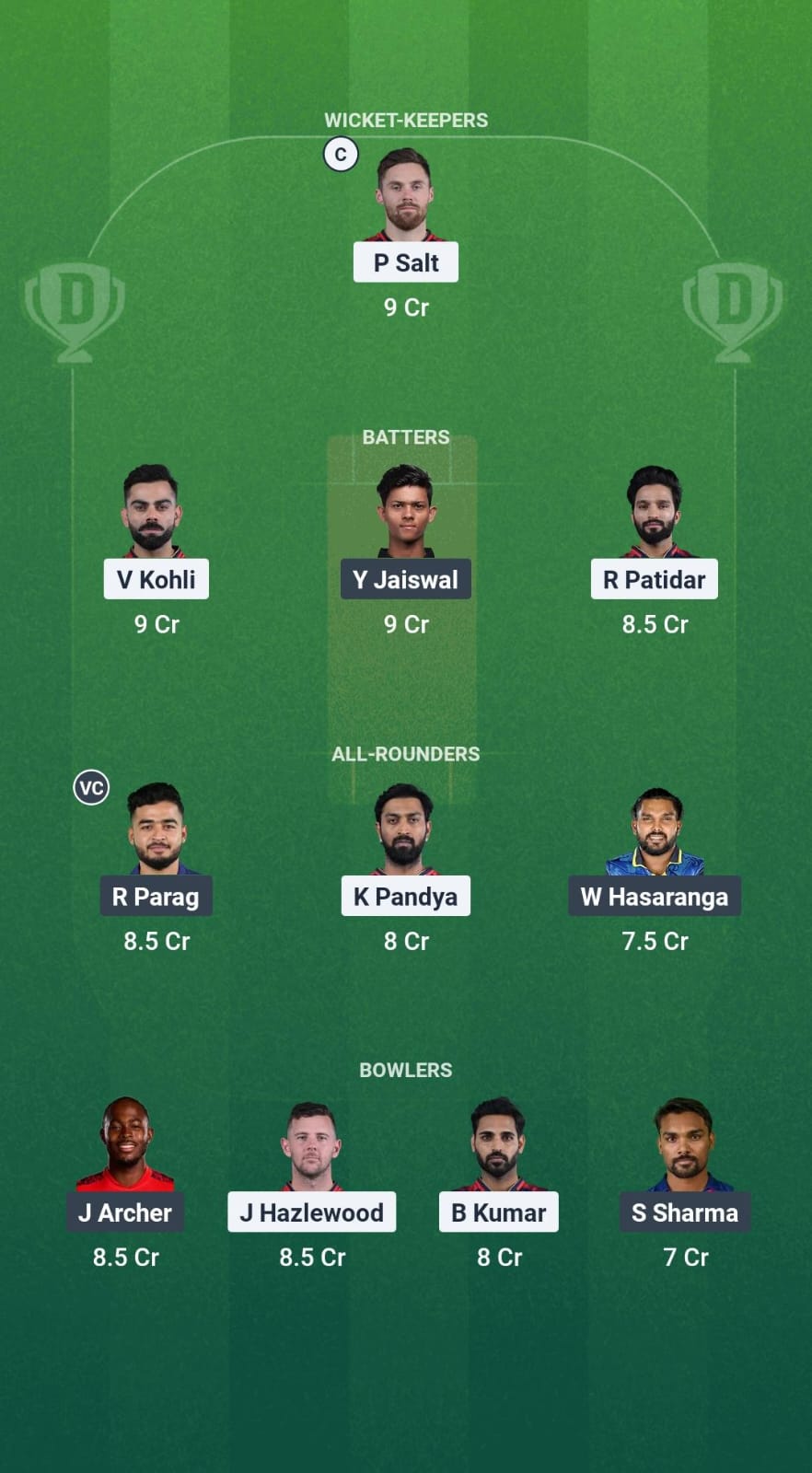 1000652186 RCB vs RR Dream11 Prediction Fantasy Cricket Tips Dream11 Team IPL 2025