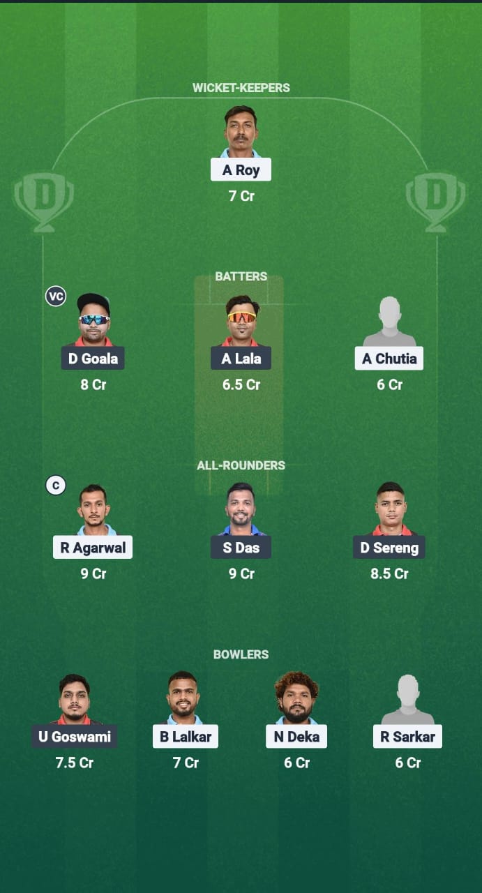 1000652653 NBC vs SMH Dream11 Prediction Fantasy Cricket Tips Dream11 Team Guwahati T20 Spring League 2025