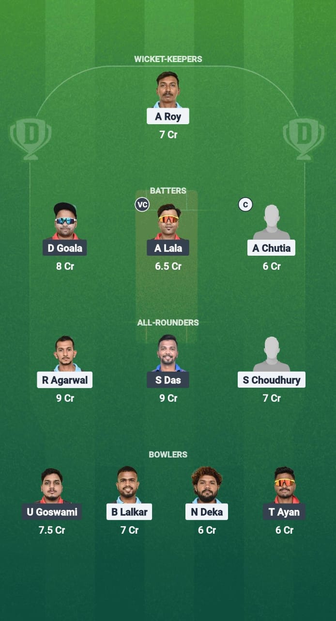 1000652656 NBC vs SMH Dream11 Prediction Fantasy Cricket Tips Dream11 Team Guwahati T20 Spring League 2025