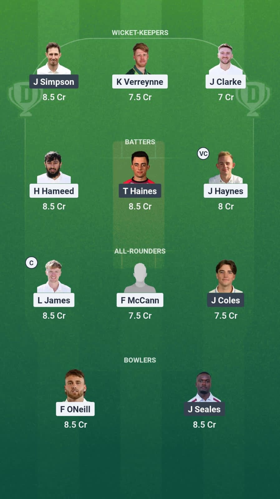 1000654665 NOT vs SUS Dream11 Prediction Fantasy Cricket Tips Dream11 Team English County Championship 2025