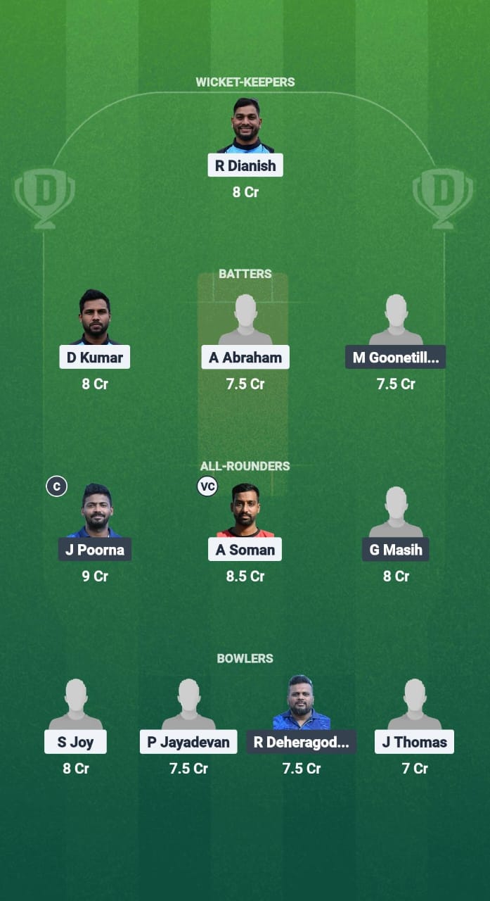 MAL vs SIN Dream11 Prediction Fantasy Cricket Tips Dream11 Team Malaysia Quadrangular T20I 2025 