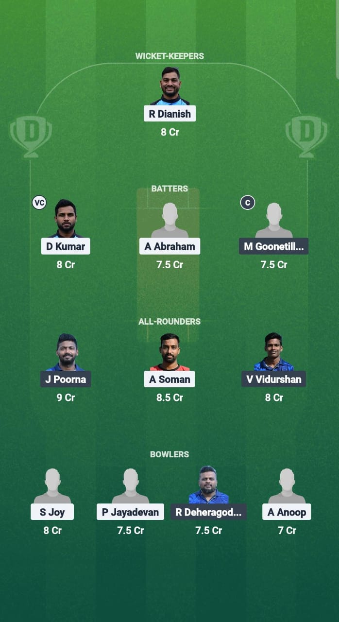 MAL vs SIN Dream11 Prediction Fantasy Cricket Tips Dream11 Team Malaysia Quadrangular T20I 2025 