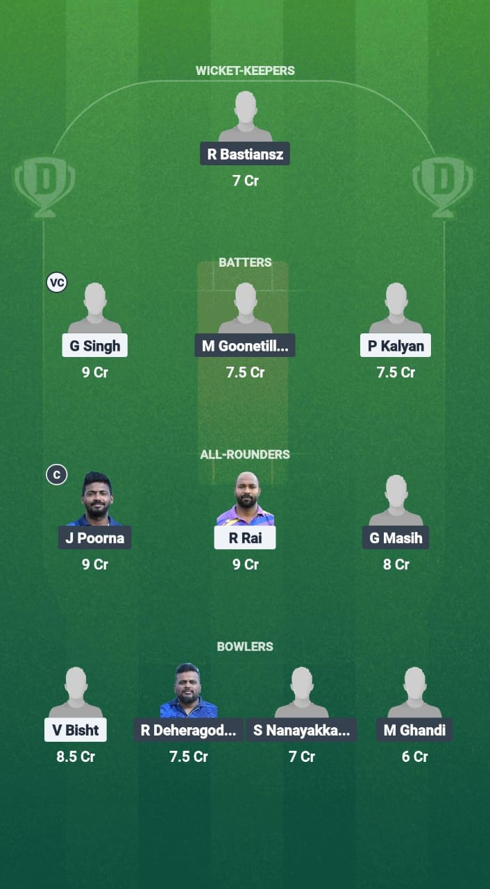 BBL vs SOC Dream11 Prediction Fantasy Cricket Tips Dream11 Team ECS T10 Malta 2025 