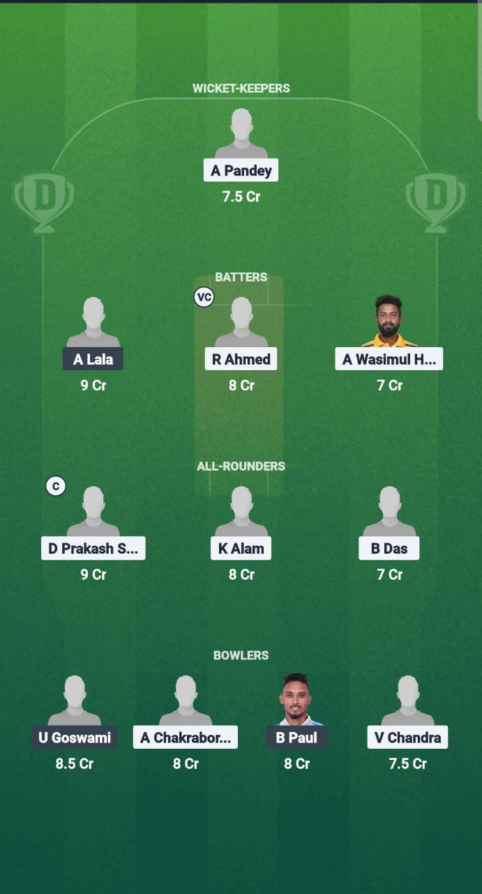 1000659498 GUG vs SMH Dream11 Prediction Fantasy Cricket Tips Dream11 Team Guwahati T20 Spring League 2025