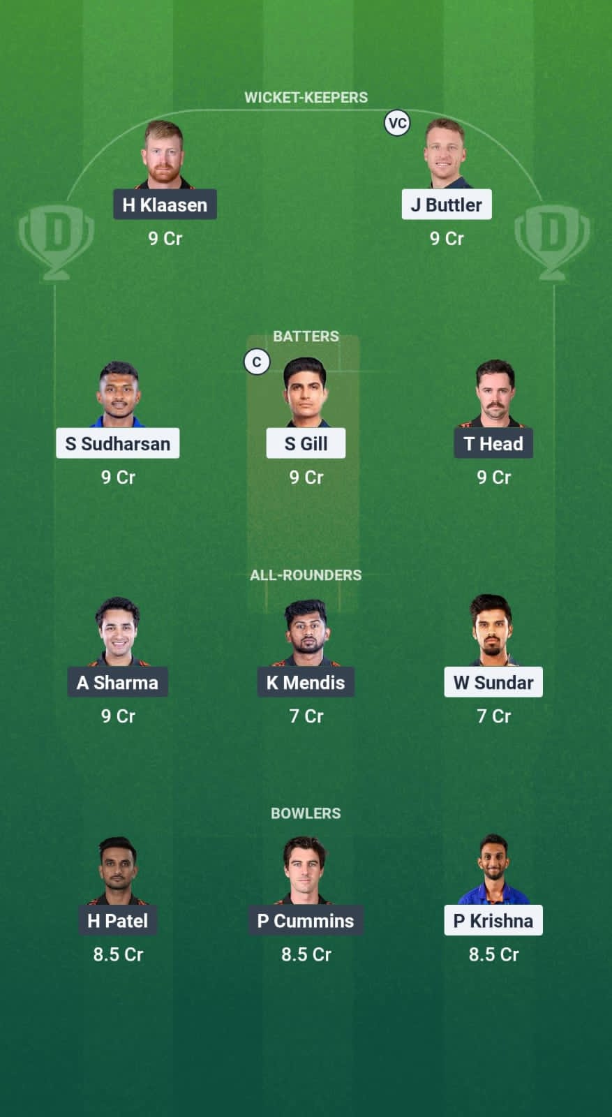 1000659659 GT vs SRH Dream11 Prediction Fantasy Cricket Tips Dream11 Team IPL 2025