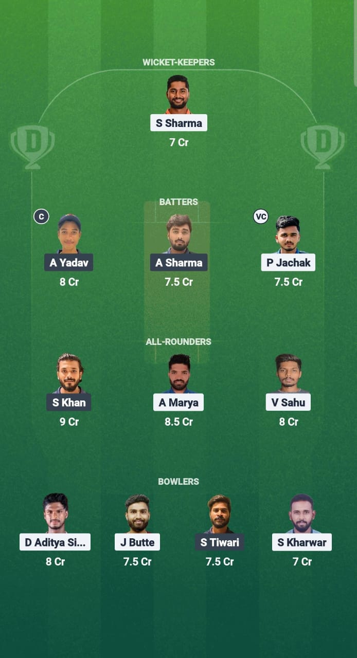 1000661804 BSP vs JCH Dream11 Prediction Fantasy Cricket Tips Dream11 Team Chhattisgarh T20 2025