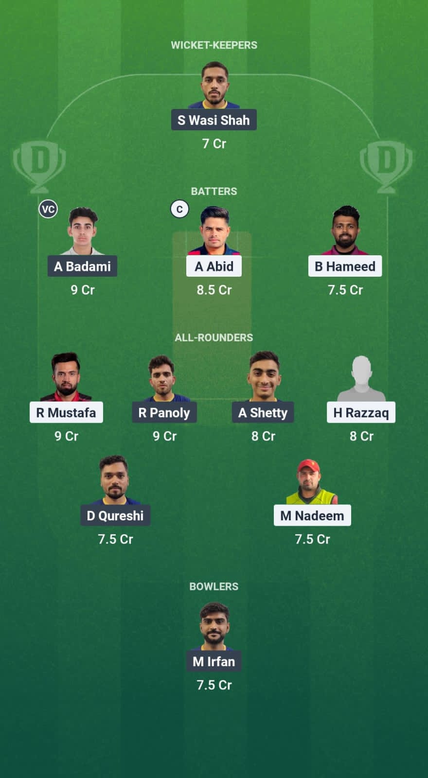 ABD vs DUB Dream11 Prediction Fantasy Cricket Tips Dream11 Team Emirates D10 2025 