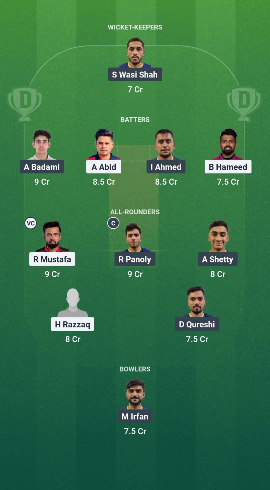 ABD vs DUB Dream11 Prediction Fantasy Cricket Tips Dream11 Team Emirates D10 2025 