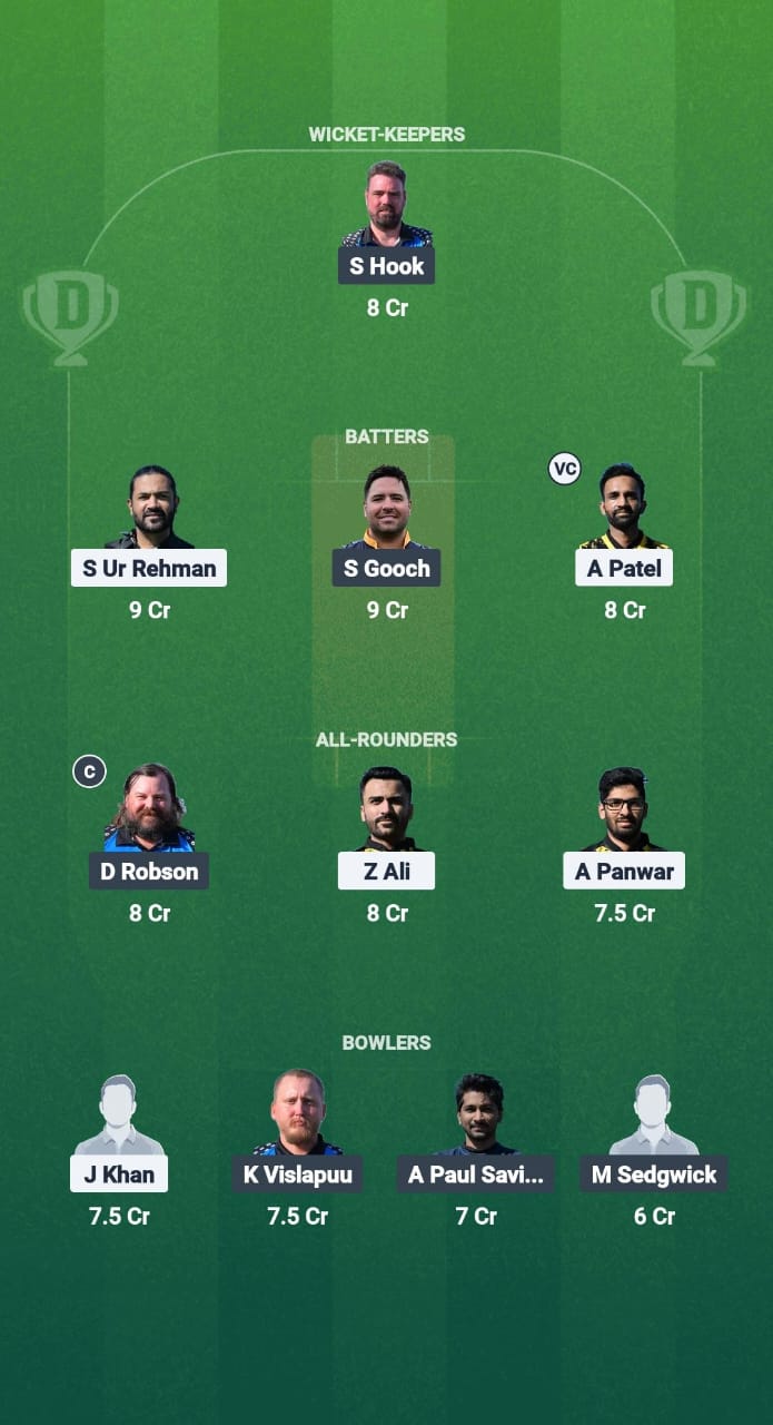 TST vs TH Dream11 Prediction Fantasy Cricket Tips Dream11 Team ECS T10 Estonia 2025 