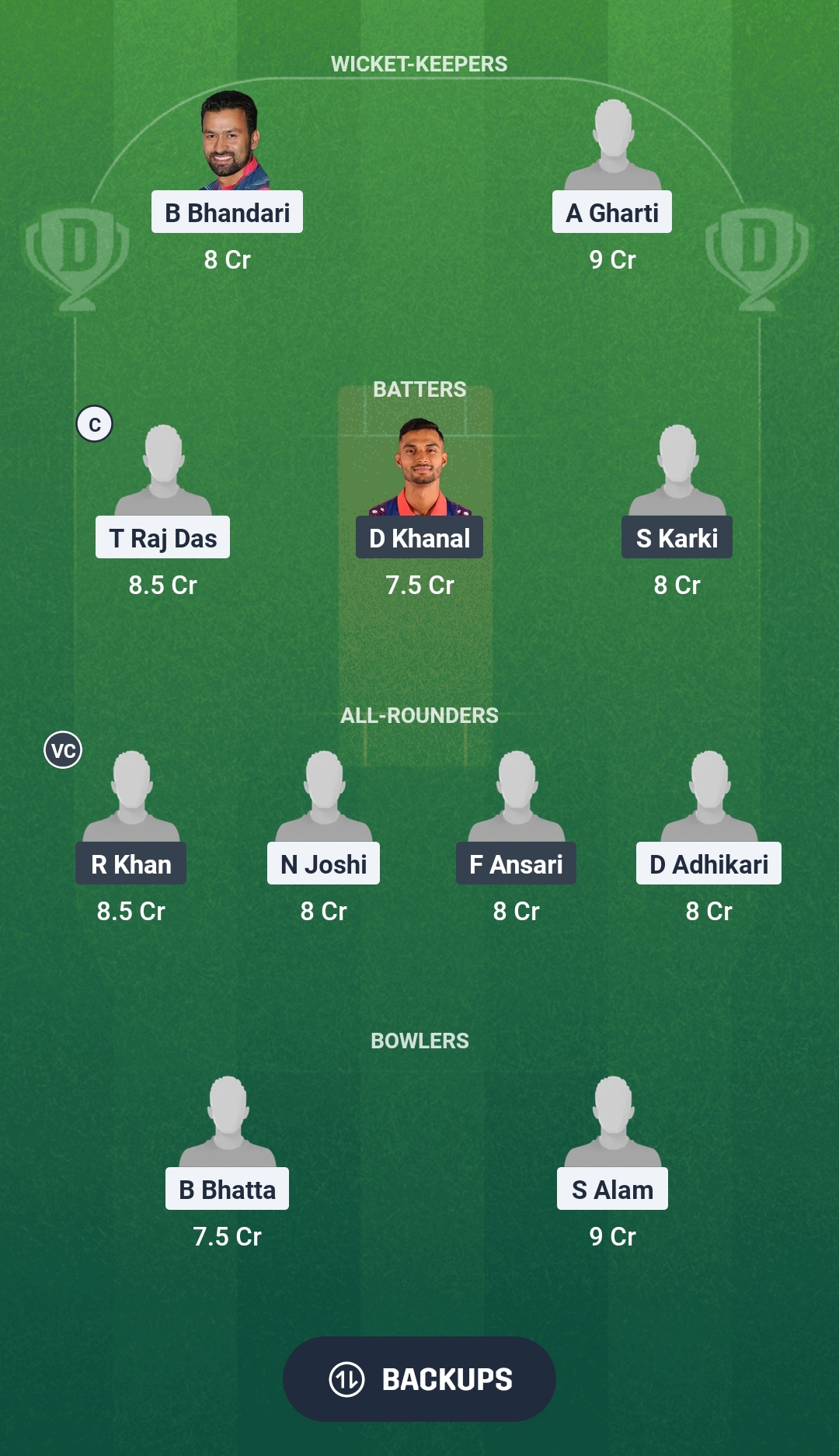 BCCA vs NBS Dream11 Prediction Fantasy Cricket Tips Dream11 Team Nepal T10 2025 