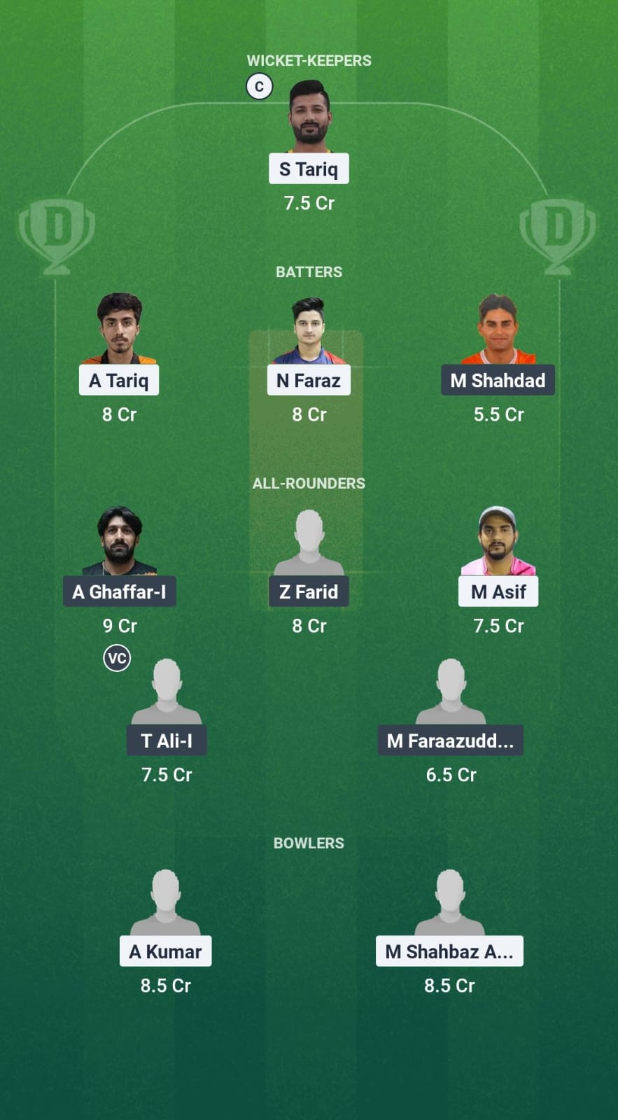 EMB vs EMR Dream11 Prediction Fantasy Cricket Tips Dream11 Team Emirates D10 2025 