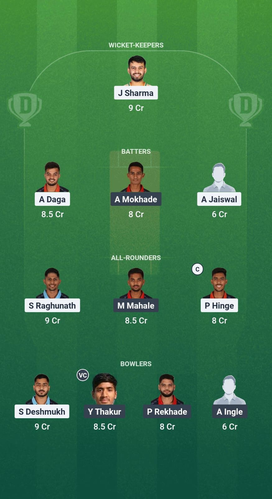 1000694076 NMB vs NAH Dream11 Prediction Fantasy Cricket Tips Dream11 Team Vidarbha Pro T20 League 2025