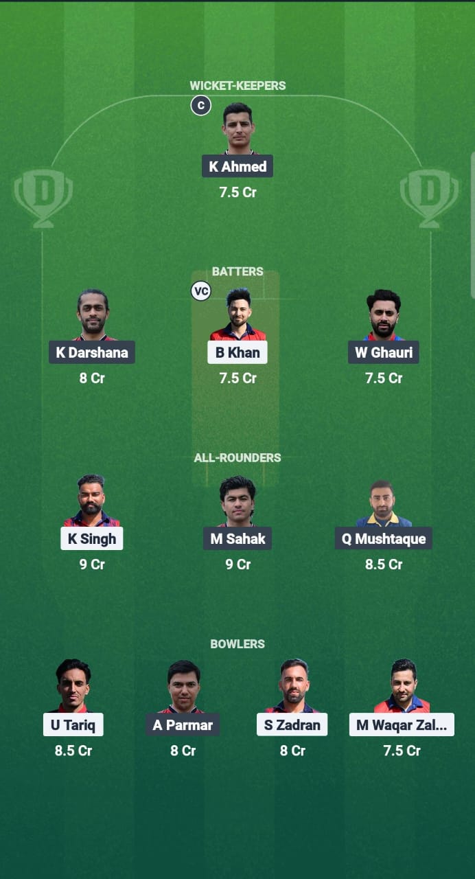 AUT vs NOR Dream11 Prediction Fantasy Cricket Tips Dream11 Team Central Europe Cup T20I 2025 