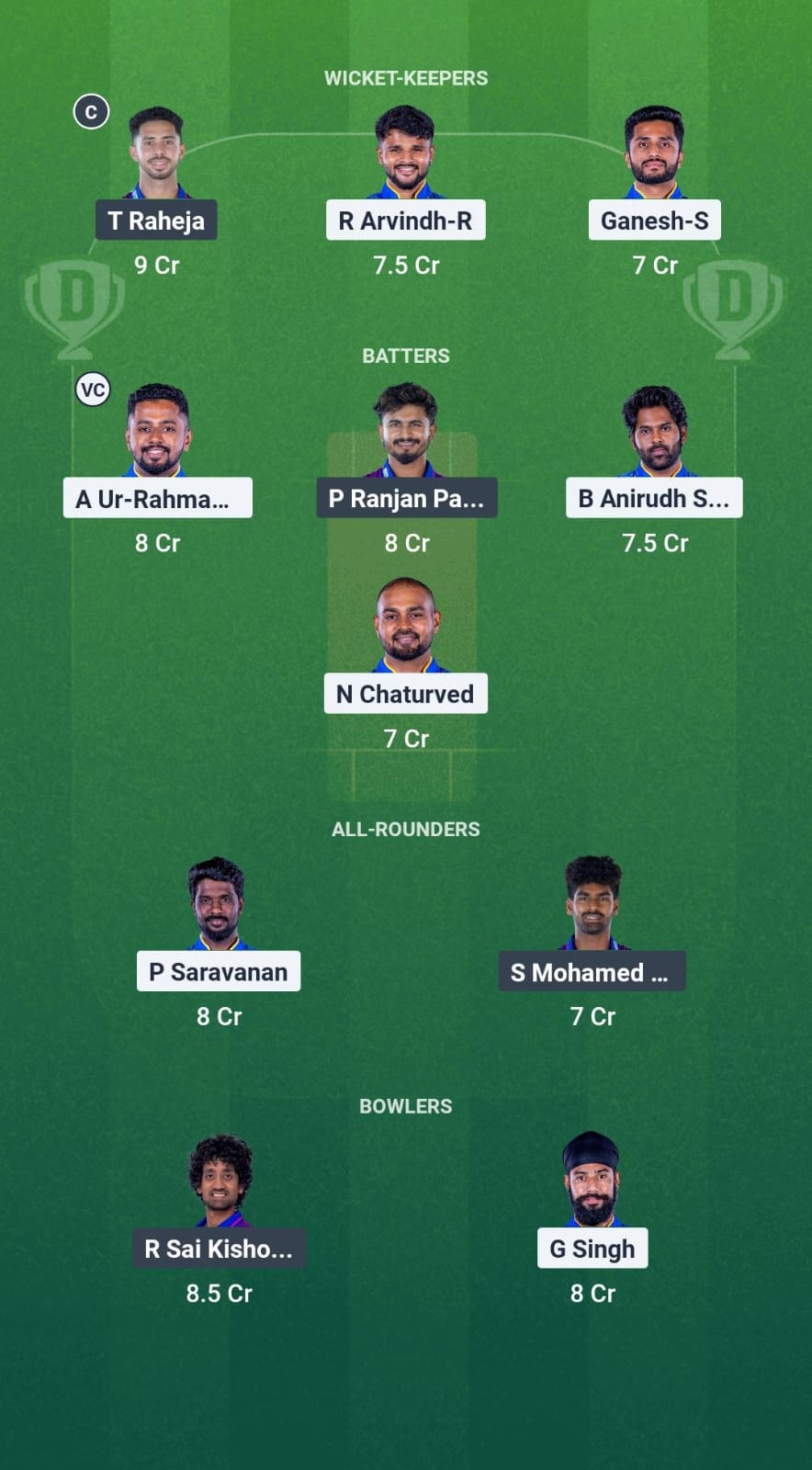 1000709477 SMP vs ITT Dream11 Prediction Fantasy Cricket Tips Dream11 Team TNPL T20 2025