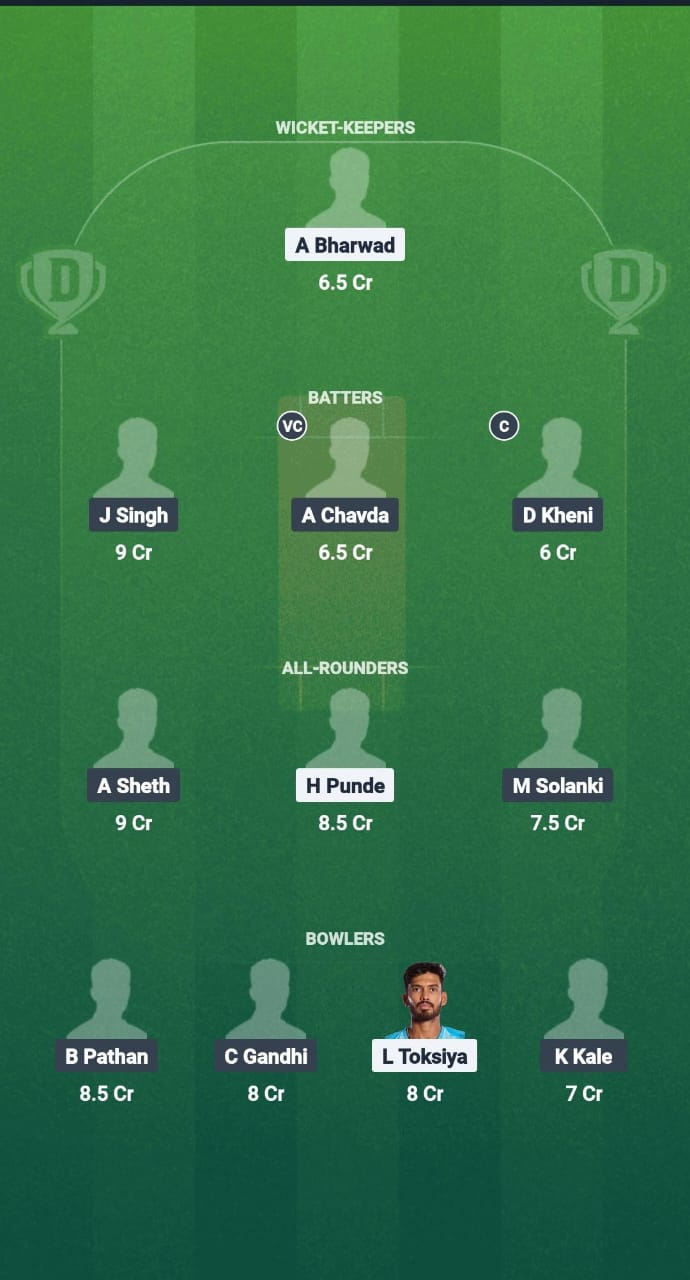 AWS vs ASV dress Dream11 Prediction Fantasy Cricket Tips Dream11 Team Baroda T20 Premier League 2025 