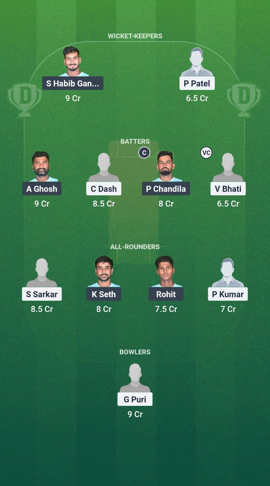 HD vs AHW Dream11 Prediction Fantasy Cricket Tips Dream11 Team Bengal Pro T20 League 2025 