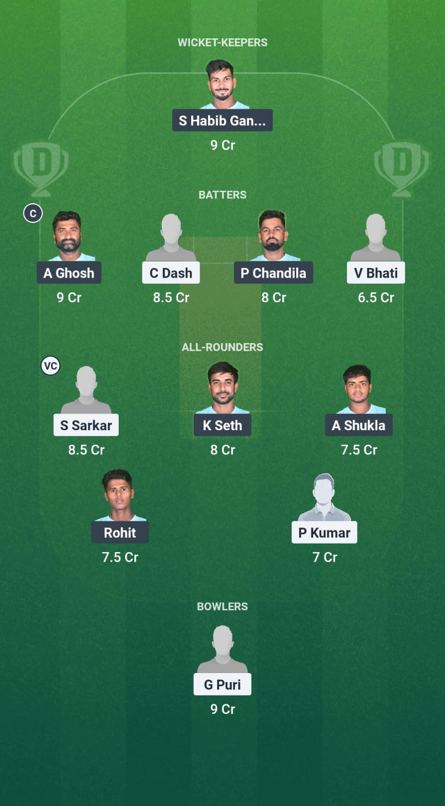 HD vs AHW Dream11 Prediction Fantasy Cricket Tips Dream11 Team Bengal Pro T20 League 2025 