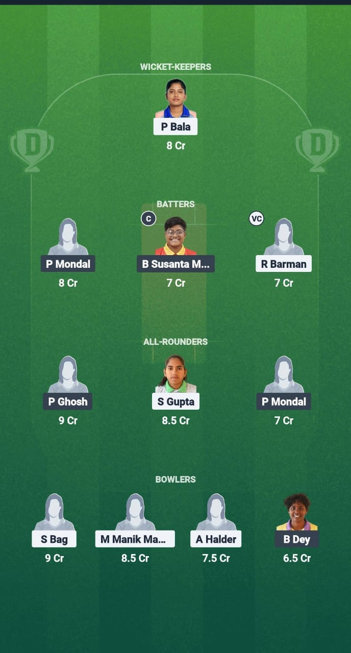 1000711039 SSS-W vs SRT-W Dream11 Prediction Fantasy Cricket Tips Dream11 Team Bengal Women’s Pro T20 League 2025