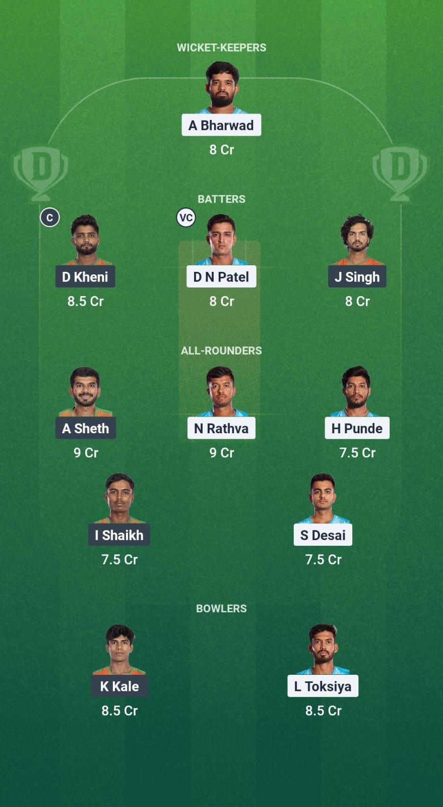 AWS vs ASV Dream11 Prediction Fantasy Cricket Tips Dream11 Team Baroda T20 Premier League 2025 